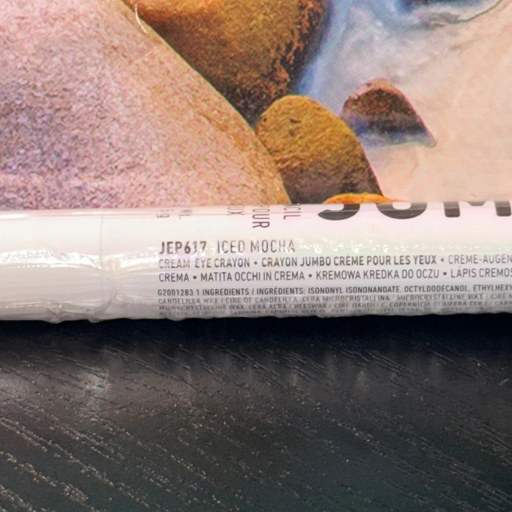 NYX Jumbo Eye Pencil Iced Mocha JEP617 Shimmer Taupe Cream Eyeshadow Crayon NEW